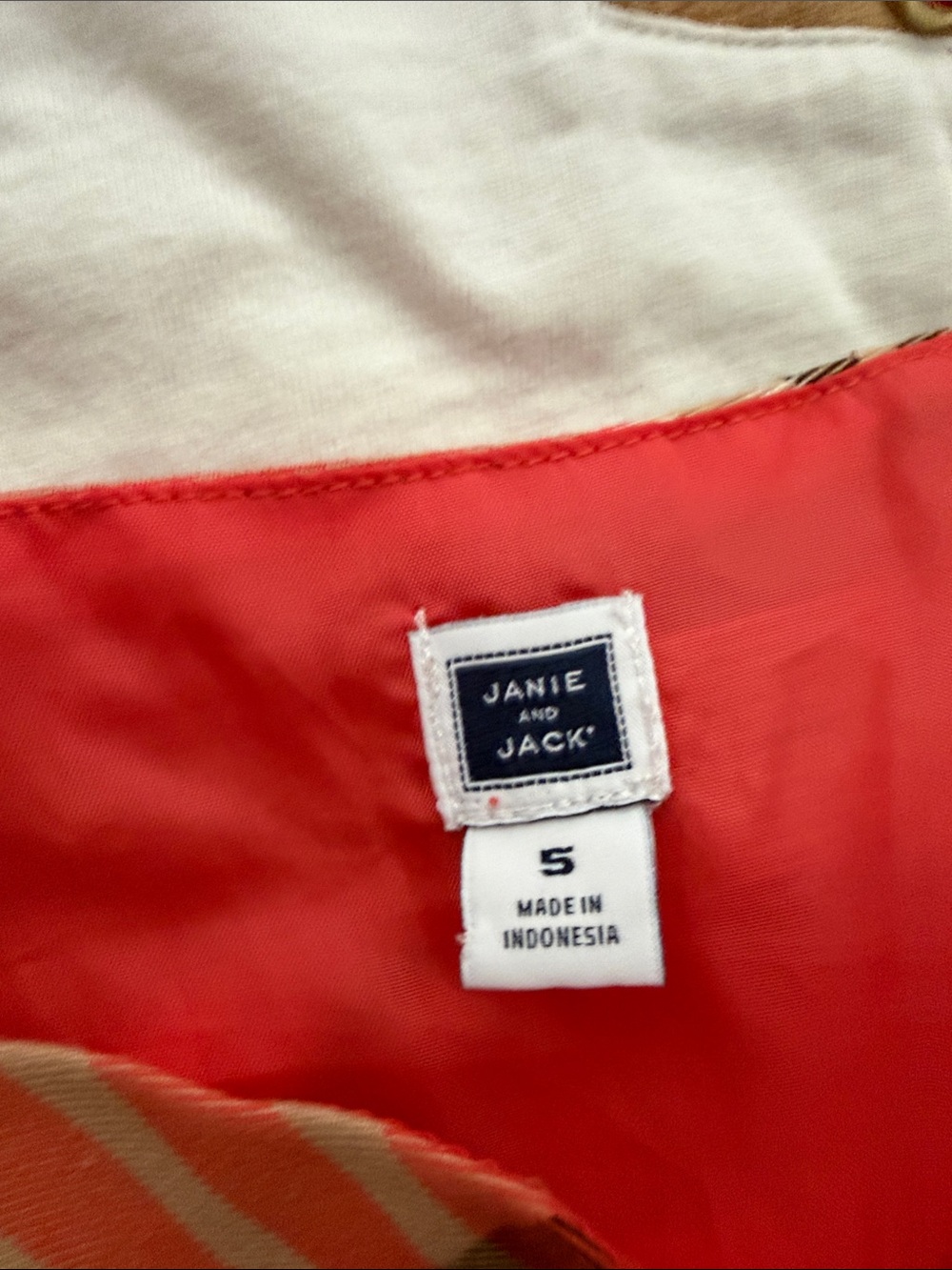 Janie and Jack Off-White Knit Tee & Skirt - Picture 3 of 8